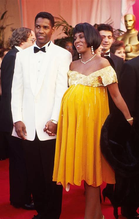 Denzel Washington and Wife Pauletta at the 63rd Annual Academy Awards in 1991 | Young Denzel ...