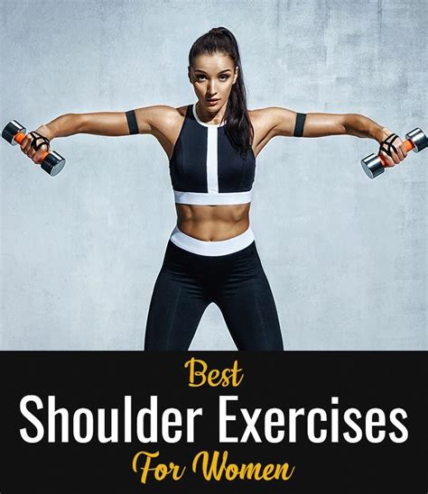 15 Best Shoulder Exercises For Women | Best shoulder workout, Shoulder workout women, Shoulder ...