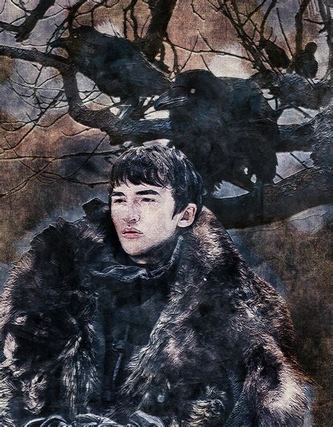 Game Of Thrones. Bran Stark.the Three-eyed Raven. Digital Art by ...