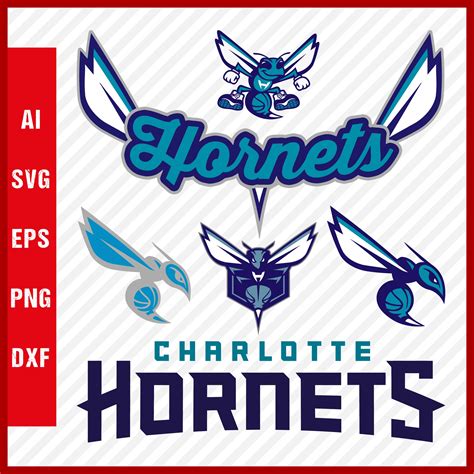 Charlotte Hornets Logo SVG - Charlotte Hornets SVG Cut Files | Inspire Uplift