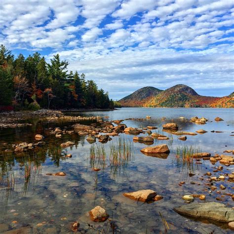 Acadia National Park for peak foliage in Maine (OC) (3624x2438) : EarthPorn