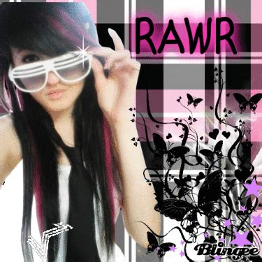 rawr emo. Picture #103510130 | Blingee.com