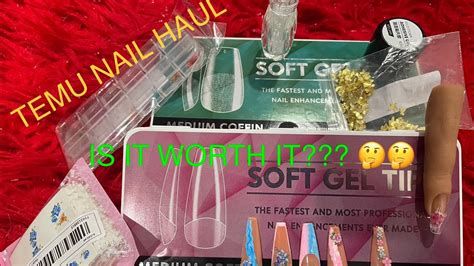 Temu Nail Haul & Designs using Temu Products - YouTube