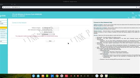 TP Link TL WA801ND Repeater Extender Mode Configuration - YouTube