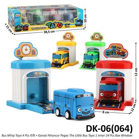 Jual Mainan Bus Bis Tayo Pullback Garasi Set 4 Pcs Push & Go di Seller Diastore Toys - Kwarasan ...