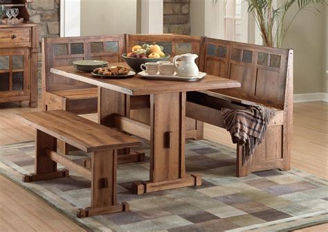 Riveting Kitchen Tables with Storage and Benches #cup #chair #kitchentable | Breakfast nook ...