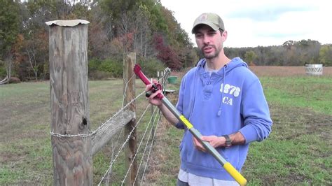 Livestock Fence Bracing and Stretching - YouTube