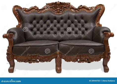 Classical Carved Wooden Sofa Stock Image - Image of closeup, elegance: 20944703