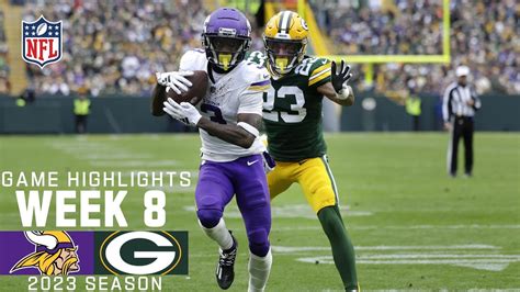 Minnesota Vikings vs. Green Bay Packers | 2023 Week 8 Game Highlights ...