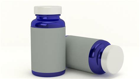 Medicine Bottle 3D Model .obj .3ds .fbx .blend .mtl - CGTrader.com