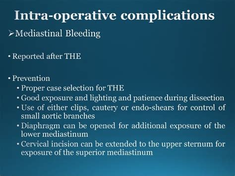 Post esophagectomy complications