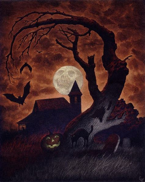 Pin by Bill Morris on Vintage Halloween | Halloween illustration ...