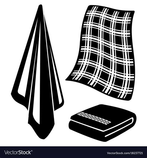 Towel Clipart Black And White