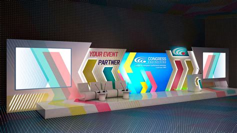 3D Project - Corporate event stage design | Stage design, Event stage ...