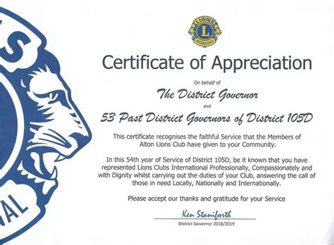 Certificate of appreciation – Artofit