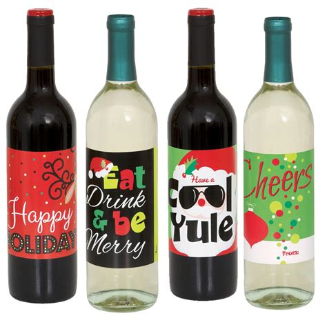 Christmas Wine Labels - Label & Litho - Label & Litho