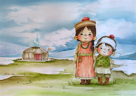 ArtStation - Mongolian children