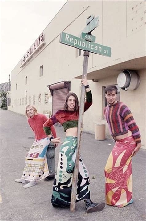 That Time When Nirvana Dressed Up in Woman Clothes for Mademoiselle ...