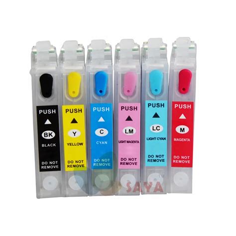 T0981 98 Refillable Ink Cartridge for Epson Artisan 700 800 710 810 600 ...