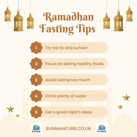 Top 5 Ramadan Fasting Tips