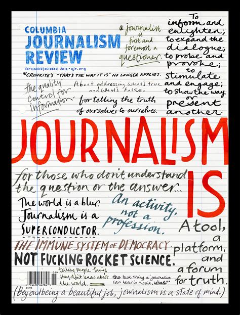 Journalism Review Cover on Behance