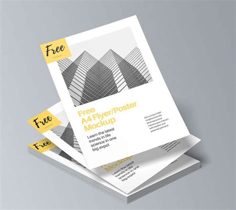 100+ High Quality Free Flyer and Brochure Mock-ups (2021 Update) - 365 Web Resources