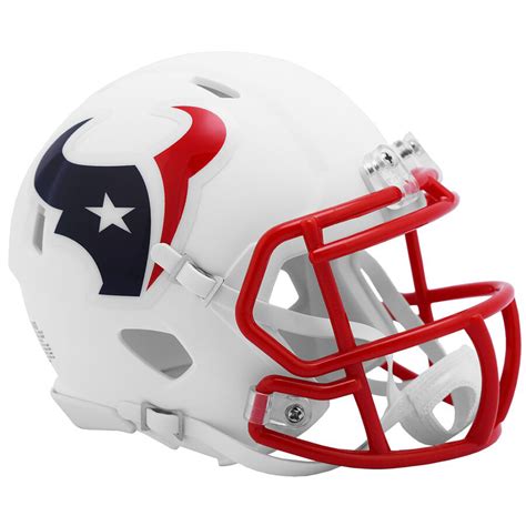 Houston Texans White Matte Authentic Speed Helmet New In Box 25786 ...