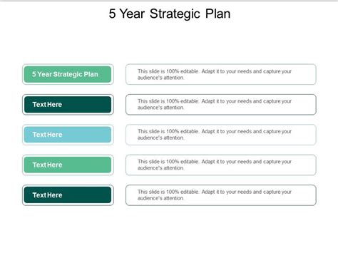 5 Year Strategic Plan Template Ppt Free