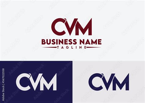 Letter CVM logo design vector template, CVM logo Stock Vector | Adobe Stock