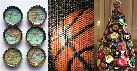 HomelySmart | 19 Crazy Art Ideas To Create With Bottle Caps - HomelySmart