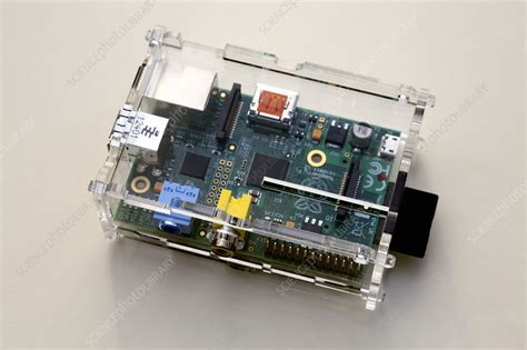 Raspberry Pi micro-computer - Stock Image - C019/6921 - Science Photo Library