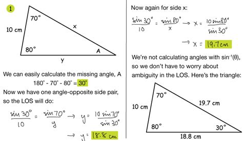 How To Find Two Missing Angles In A Triangle / Solving triangles ...