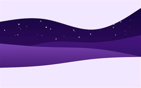 Free Vector | Creative Waves Night Purple background Dynamic shapes ...