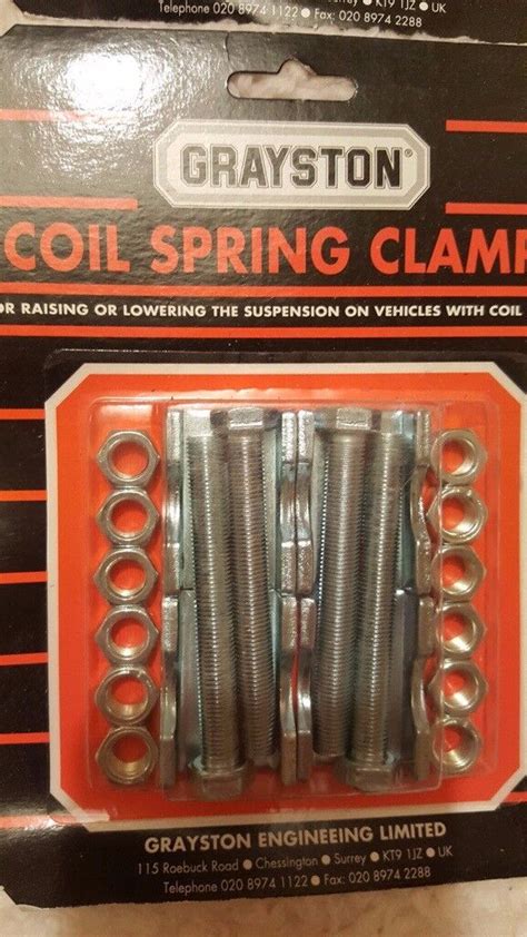 COIL SPRING CLAMPS FOR RAISING OR LOWERING YOUR CAR. NEW. | in Torquay ...