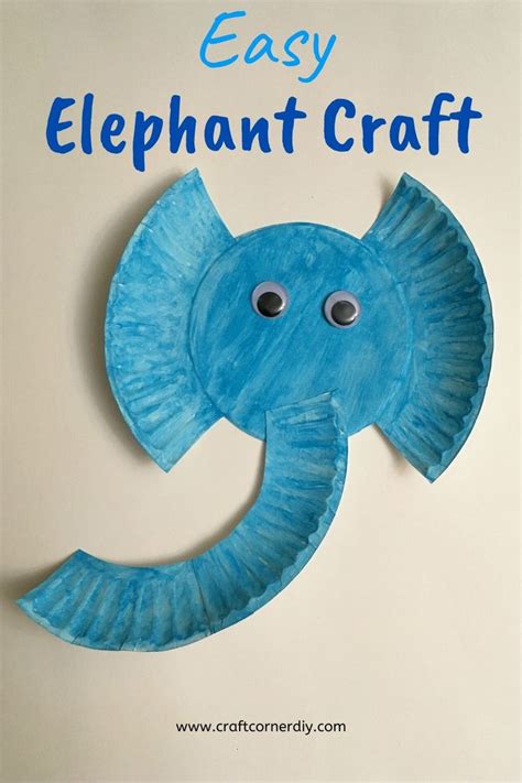 Easy Elephant Craft For Kids | Animal crafts for kids, Elephant crafts ...