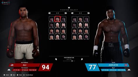 Undisputed (2023 Boxing Game) - All Fighters/Weight Classes (Launch ...