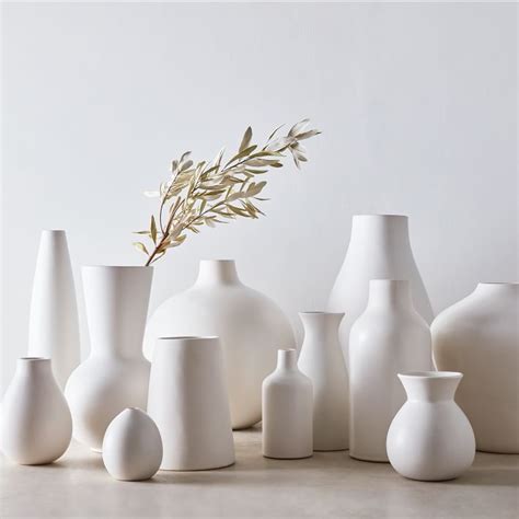 Pure White Ceramic Vases | West Elm