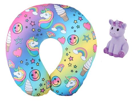 Unicorn Neck Travel Pillow & Unicorn Character, Multi-pack - Walmart.com