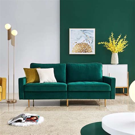 Amazon.com: emerald green sofa