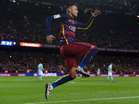 Neymar rainbow flick video: Barcelona forward up to his tricks again with lob over head of Josep ...