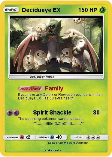 Pokémon Decidueye EX 5 5 - Family - My Pokemon Card