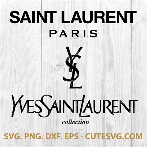 Yves Saint Laurent logo SVG, Saint Laurent Paris Vector Logo