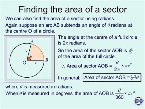 Area of Sector Radians - JustinkruwVillegas