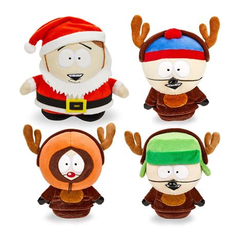 South Park Christmas 8" Phunny Plush Set of Four - Santa Cartman and ...