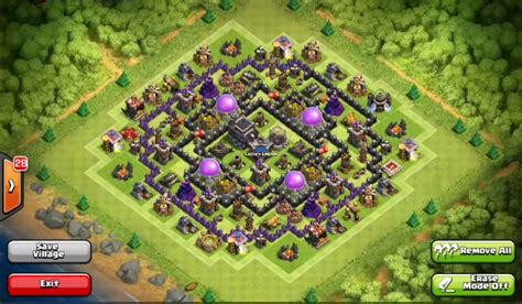 Top 10 Clash Of Clans Town Hall Level 9 Defense Base Design | Good Clash of Clans Base | Thats ...