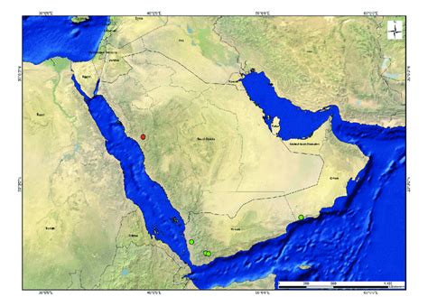 Arabian Peninsula Blank Map