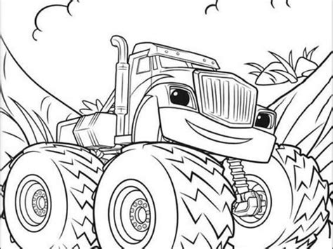 21+ Monster Truck Colouring Sheets - Free Coloring Pages