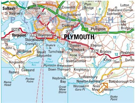 Plymouth Map and Plymouth Satellite Image