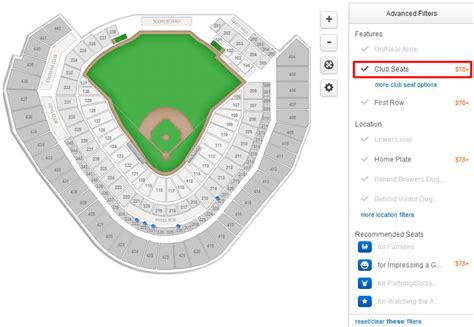 Brewers Stadium Seating Chart – Two Birds Home