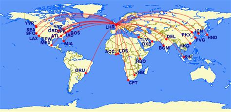 British Airways plans to fly 29 long-haul routes in July, including 13 ...